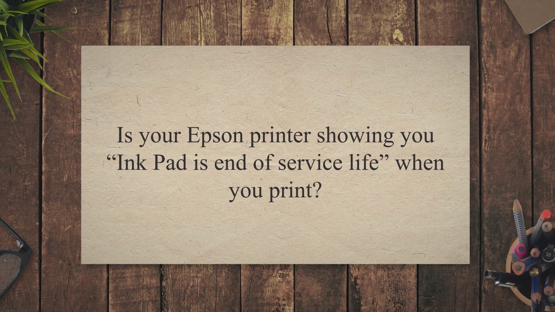 Video thumbnail for Unlocking the Secret: How to Fix Epson Printer Ink Pad End of Service Life Error and Prevent Future Headaches