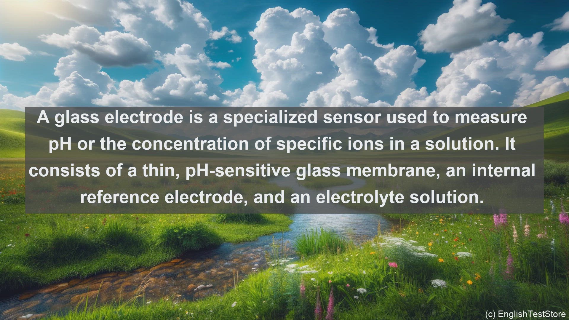 'Video thumbnail for Glass electrode in science  definition and examples'
