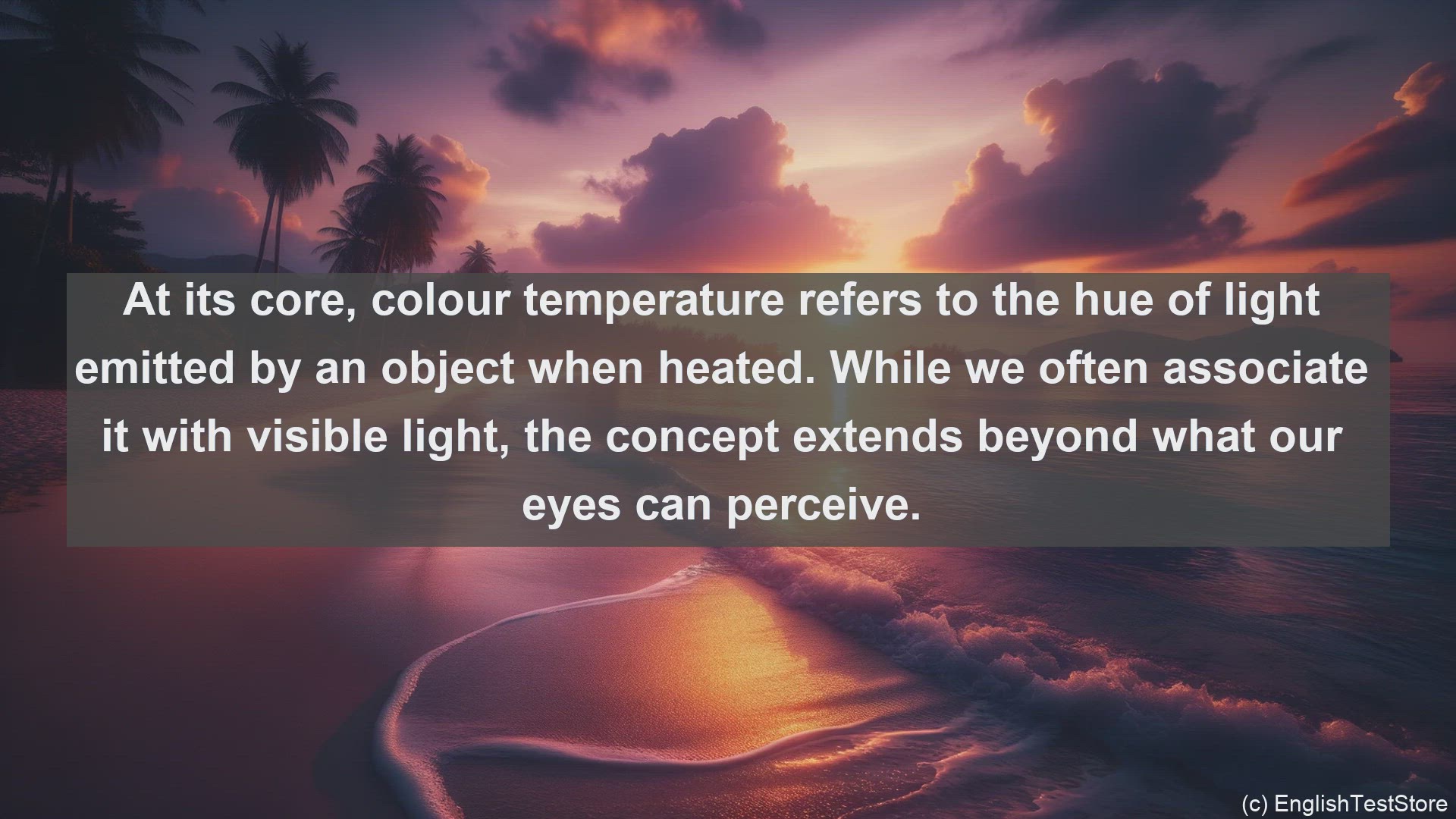 'Video thumbnail for Colour temperature in science  definition and examples'