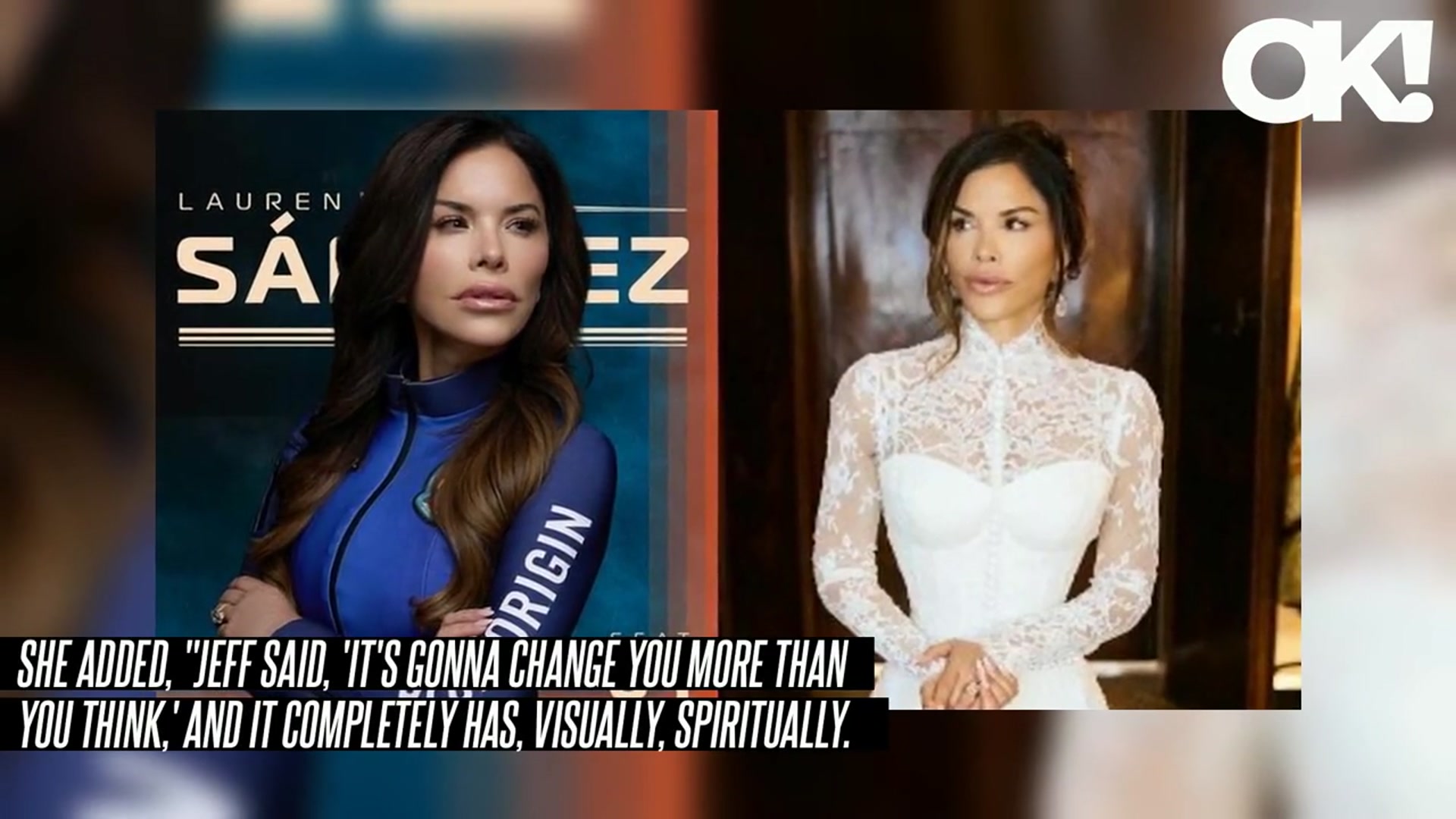 'Video thumbnail for Lauren Sanchez's 'Something Blue' Revealed After Marrying Jeff Bezos in Italy'