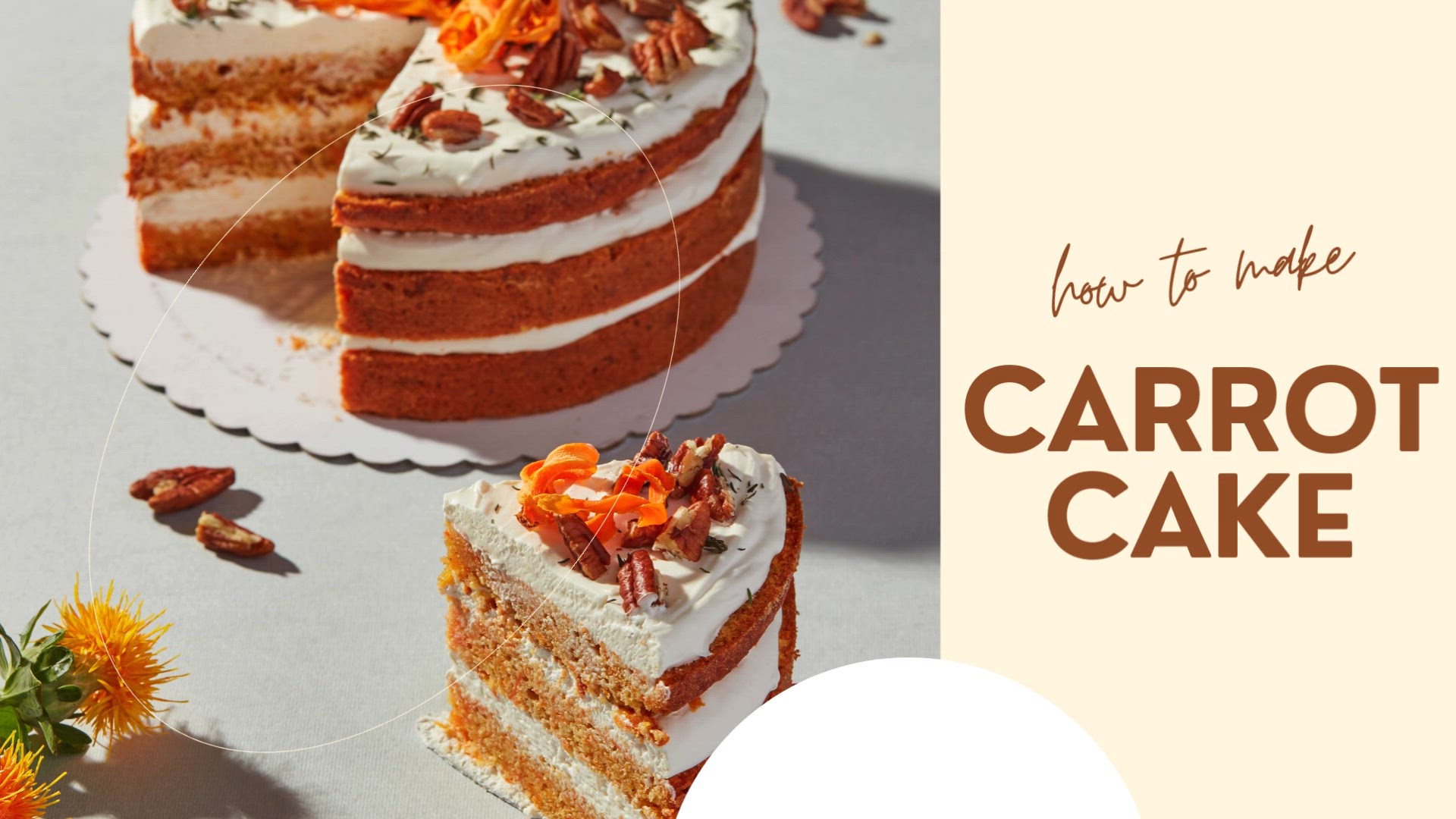 'Video thumbnail for Carrot cake'