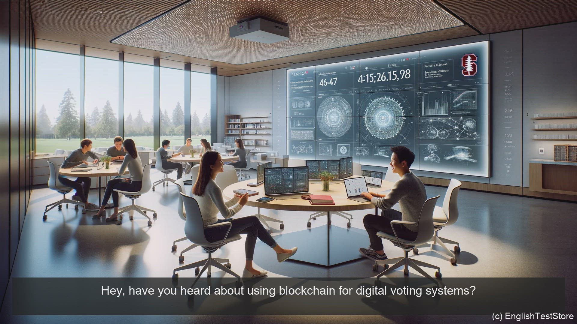 'Video thumbnail for English Conversation for Informatics Engineering: Blockchain for Digital Voting Systems'