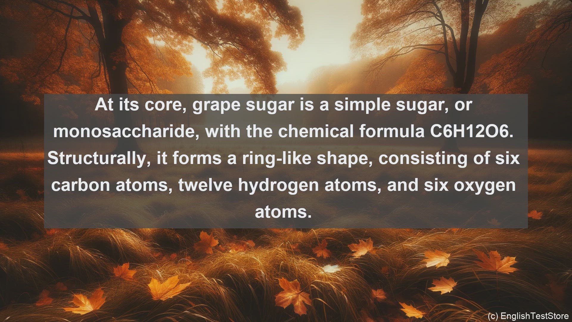 'Video thumbnail for Grape sugar in science  definition and examples'