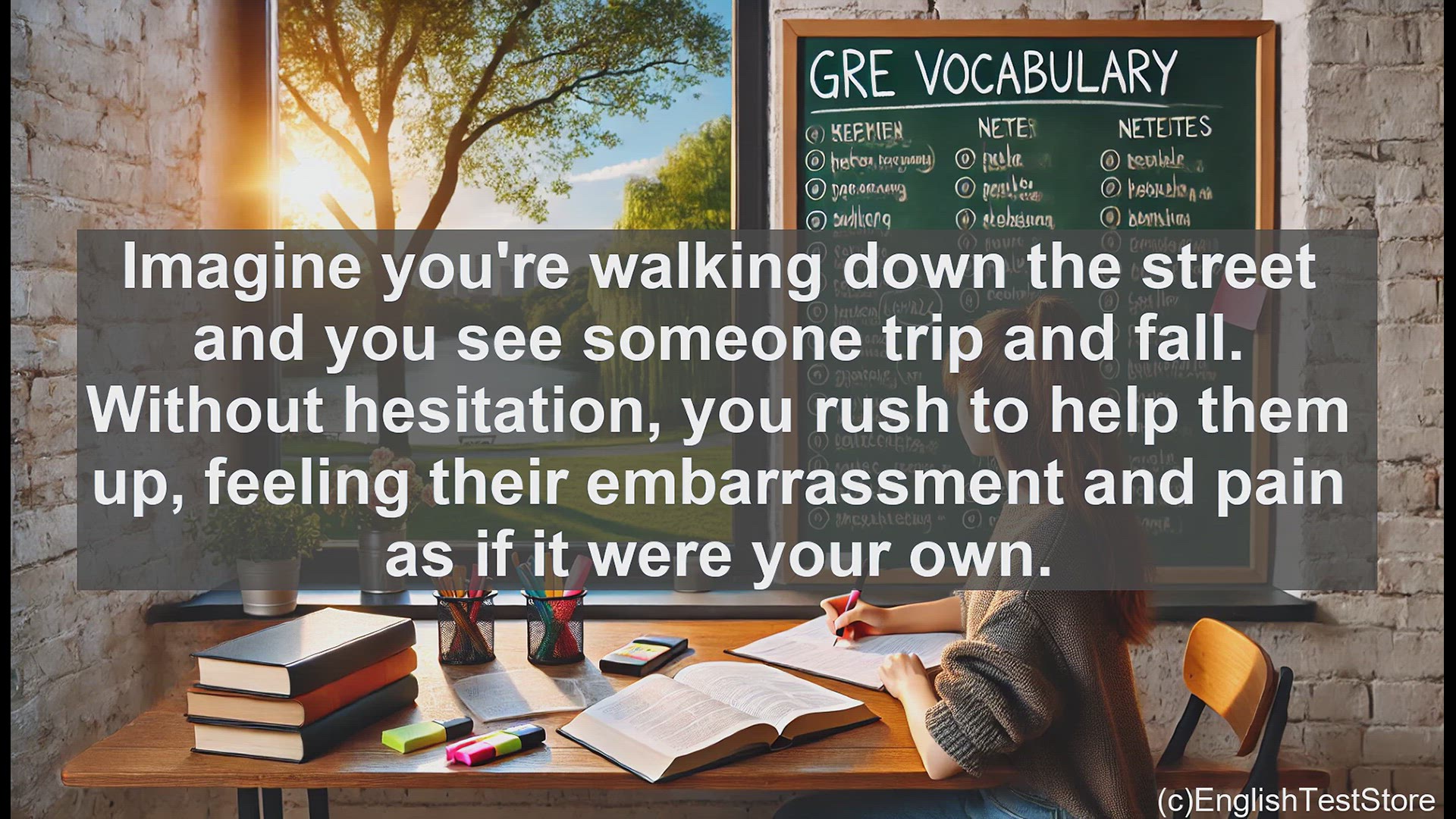 'Video thumbnail for GRE Vocabulary Lesson: The Power of Empathy - Understanding and Sharing Emotions'
