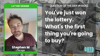 Video thumbnail for Stephen is using his lottery win to get more wins!