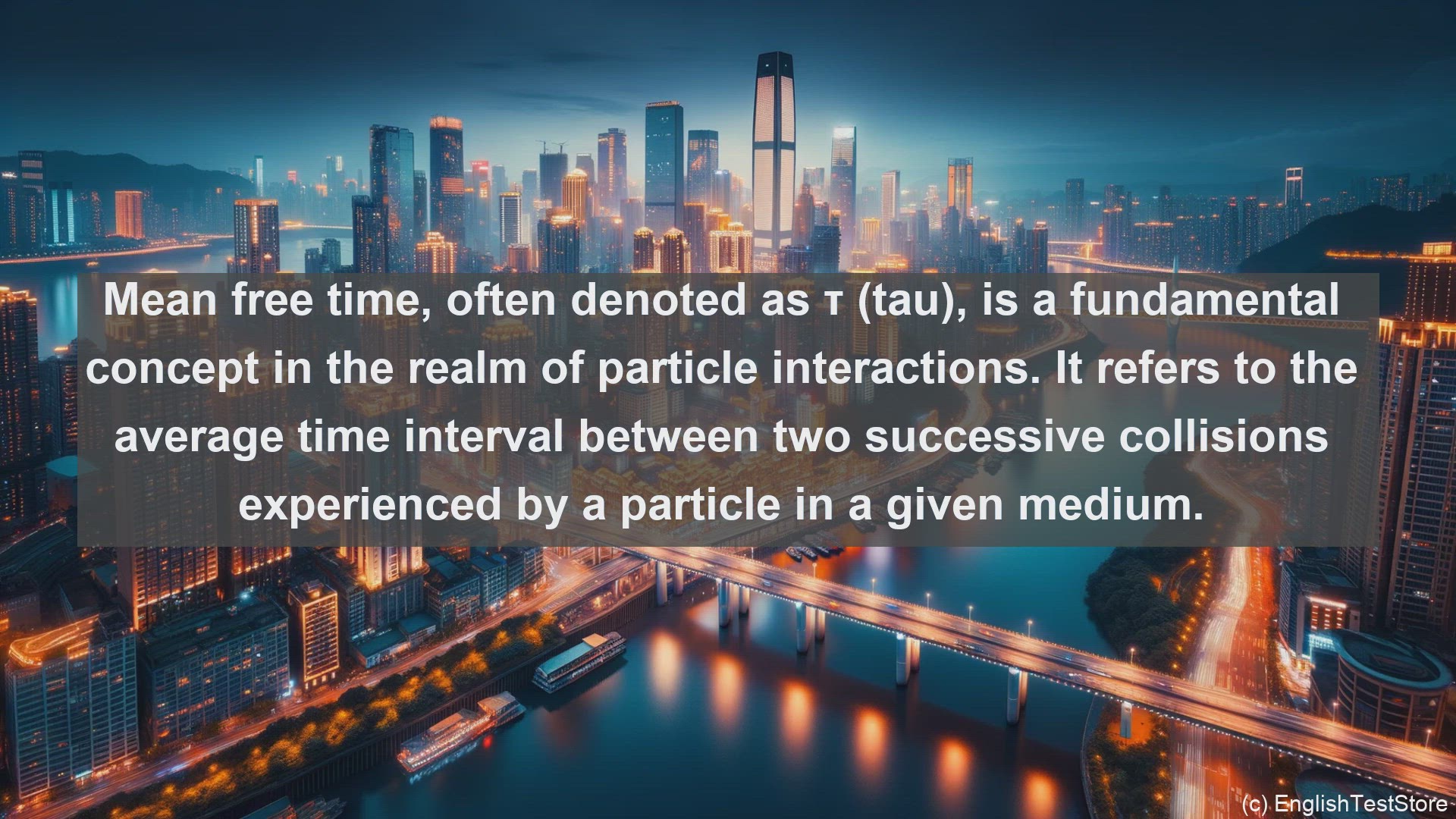 'Video thumbnail for Mean free time in science  definition and examples'