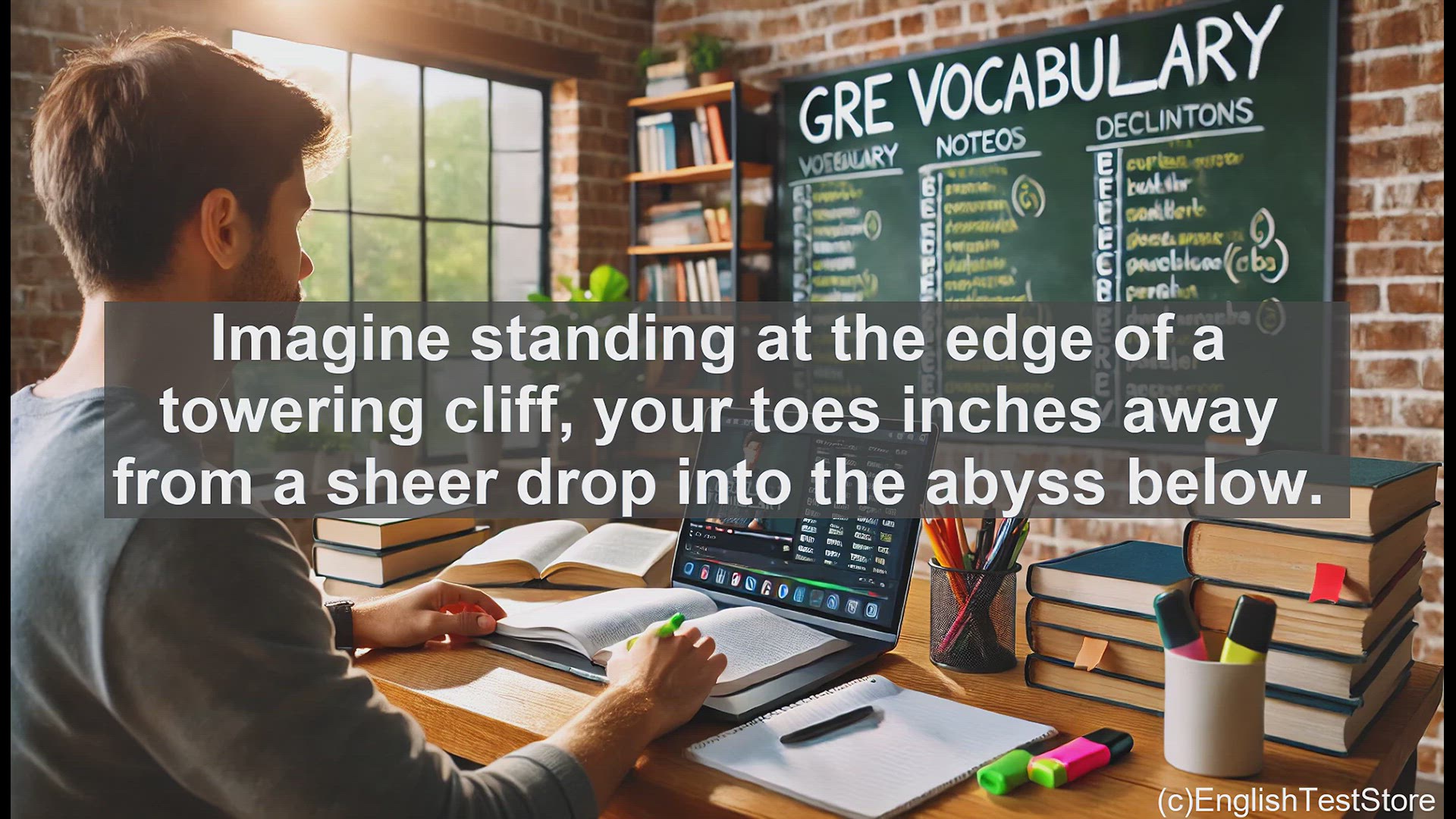 'Video thumbnail for GRE Vocabulary Lesson: Mastering the Vocabulary of Precipice'