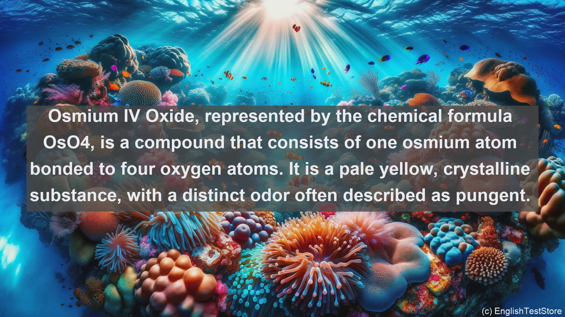 'Video thumbnail for Osmium iv oxide in science  definition and examples'