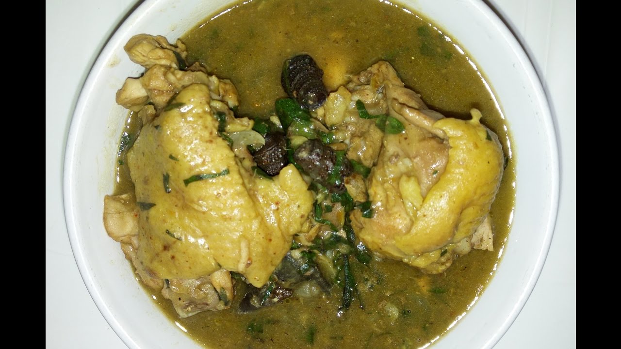 'Video thumbnail for How to make white soup (Afia efere )'