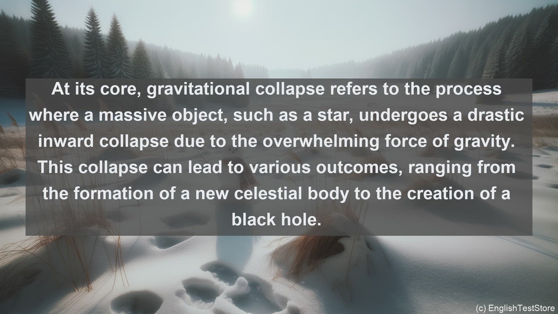 'Video thumbnail for Gravitational collapse in science  definition and examples'