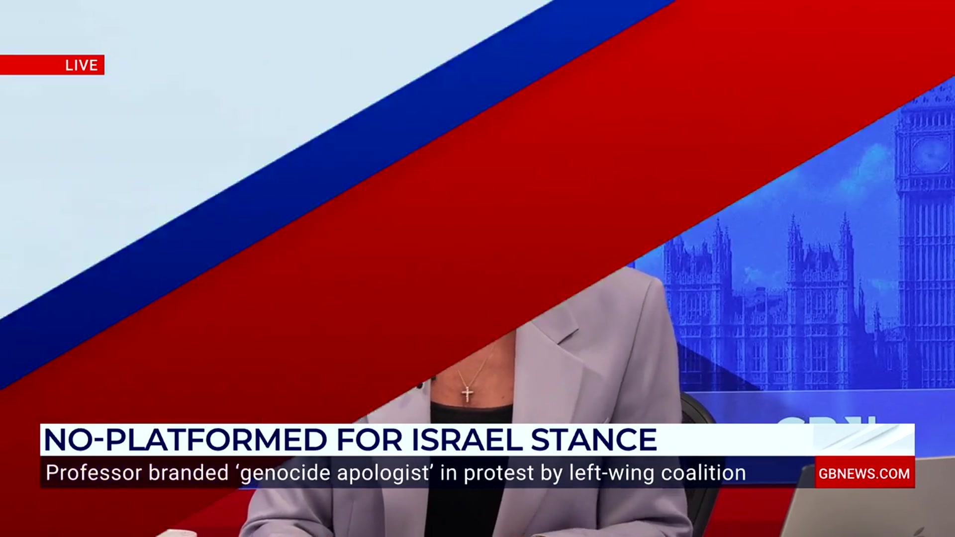 'Video thumbnail for WATCH: Professor Eric Kaufmann tells GB News he was 'de-platformed' by Cardiff academics for his view on Israel'