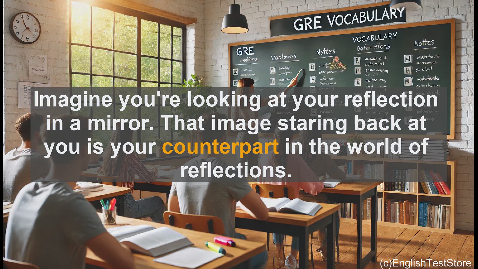 'Video thumbnail for GRE Vocabulary Lesson: Understanding 'Counterpart' - A Key GRE Vocabulary Word'