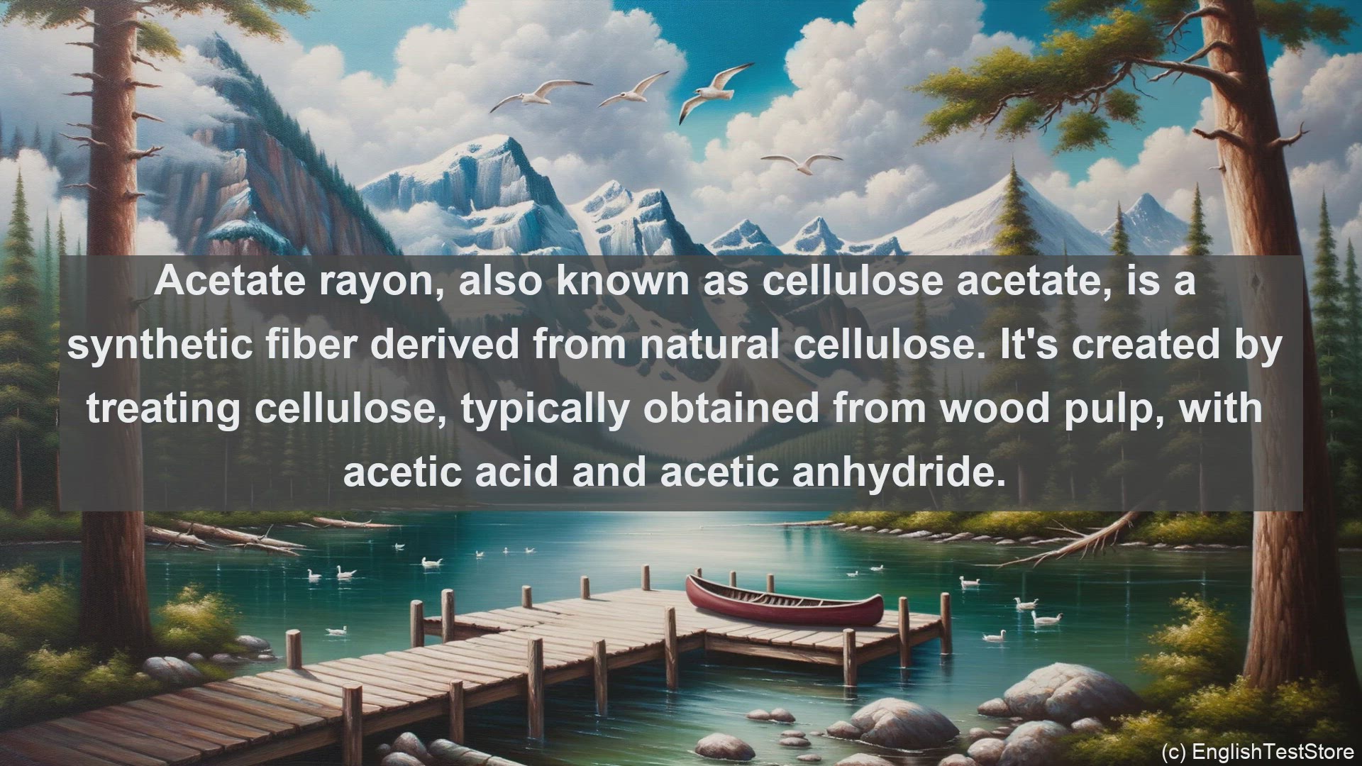 'Video thumbnail for Acetate rayon in science  definition and examples'