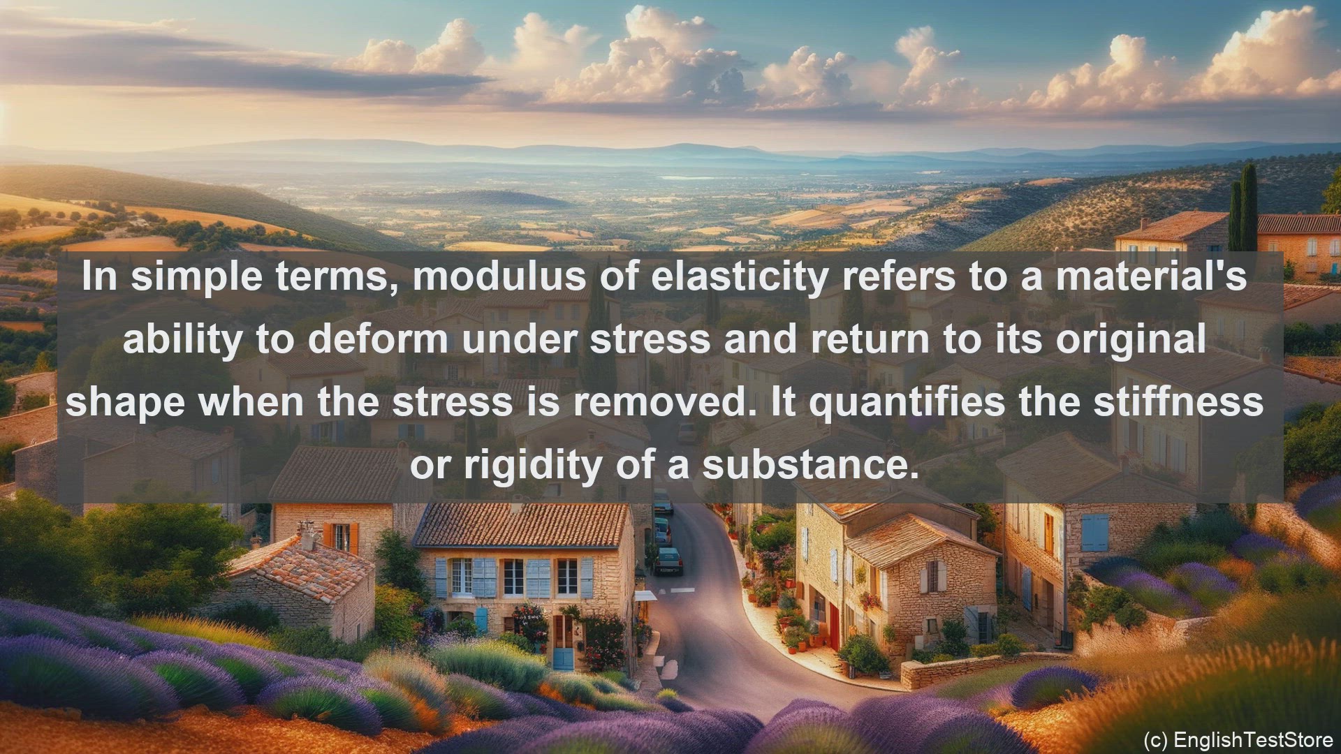 'Video thumbnail for Modulus of elasticity in science  definition and examples'