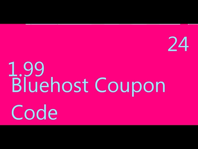 'Video thumbnail for bluehost coupon code cheap'