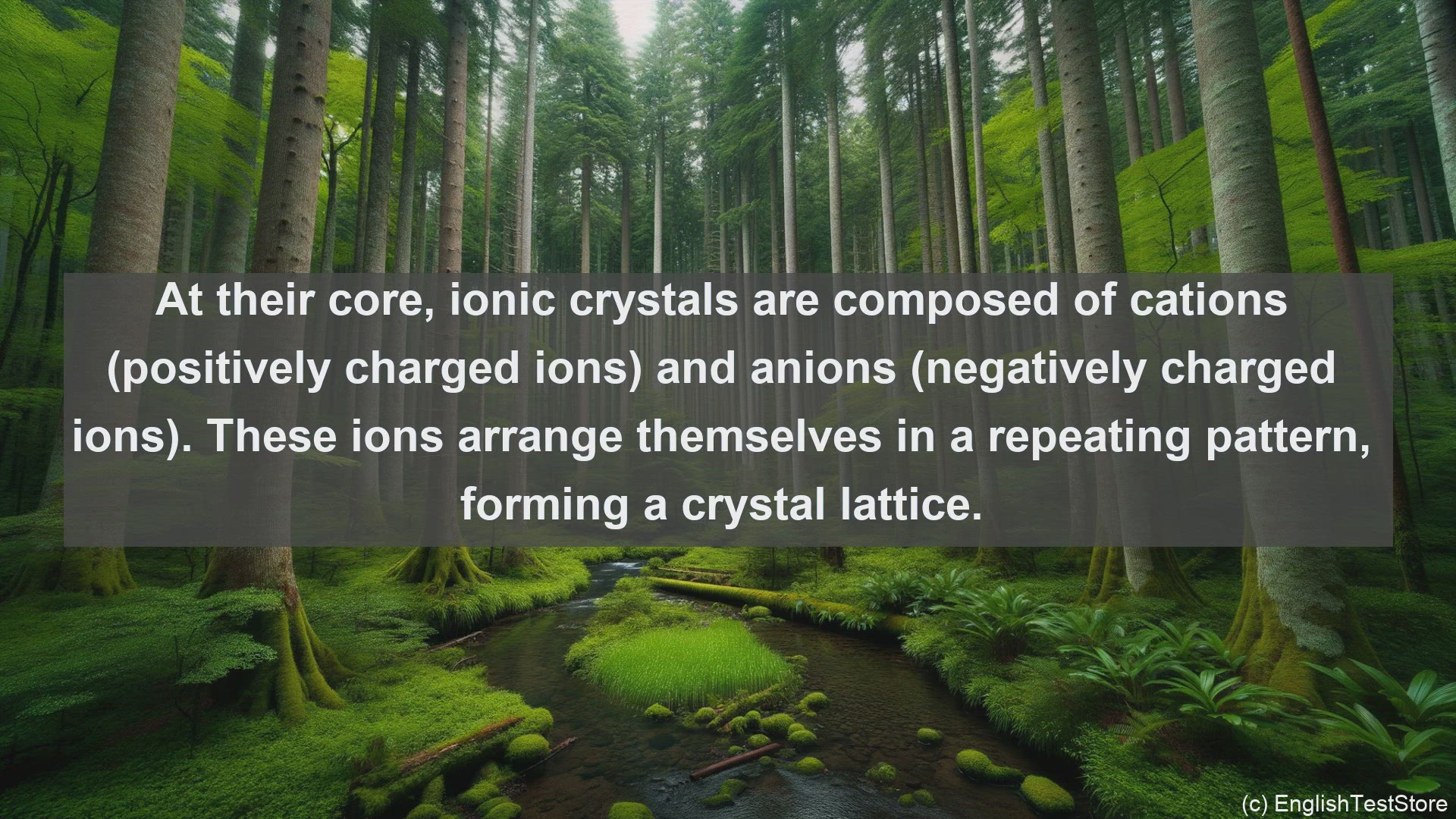 'Video thumbnail for Ionic crystal in science  definition and examples'