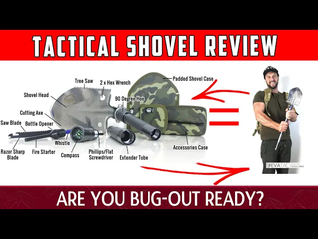 'Video thumbnail for Tactical Shovel Review - ARE YOU BUG-OUT READY?'