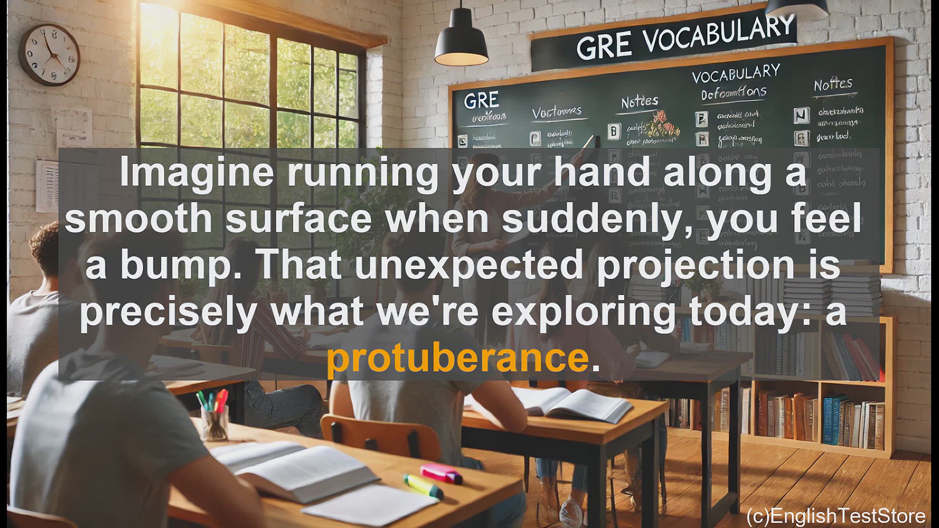 'Video thumbnail for GRE Vocabulary Lesson: Protuberance - Boost Your GRE Vocabulary'