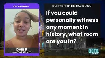 Video thumbnail for Deni is not throwing away her shot to visit Hamilton, Burr, Jefferson, and the Founding Fathers!