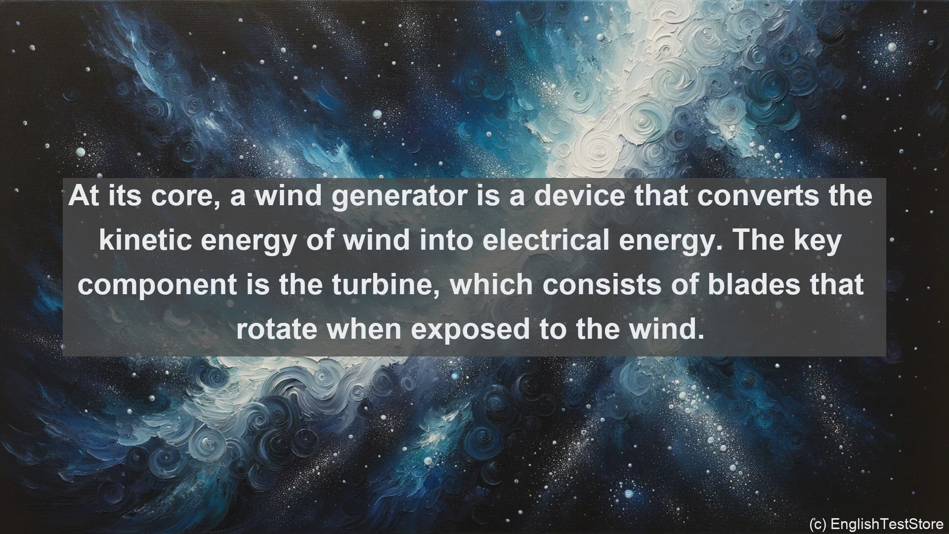 'Video thumbnail for Wind generators in science  definition and examples'