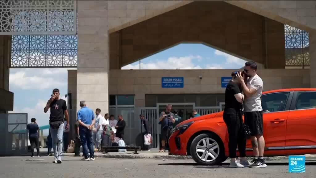 'Video thumbnail for Iranians flee to seek safety in Turkey amid Israeli strikes'