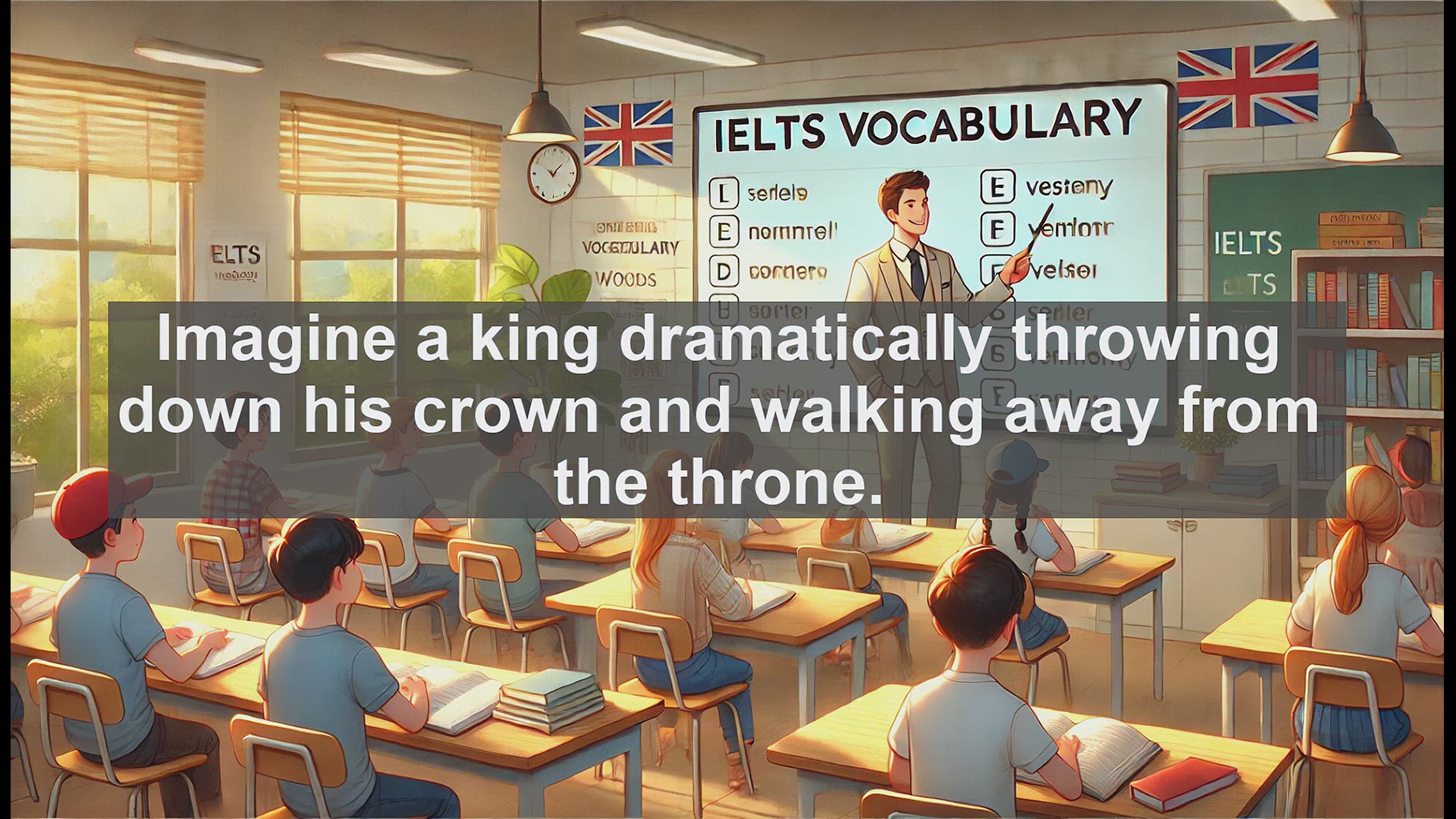 Video thumbnail for 5000 Must Know IELTS 8.0 Vocabulary - Abdicate: Mastering IELTS Vocabulary for Band 8.0