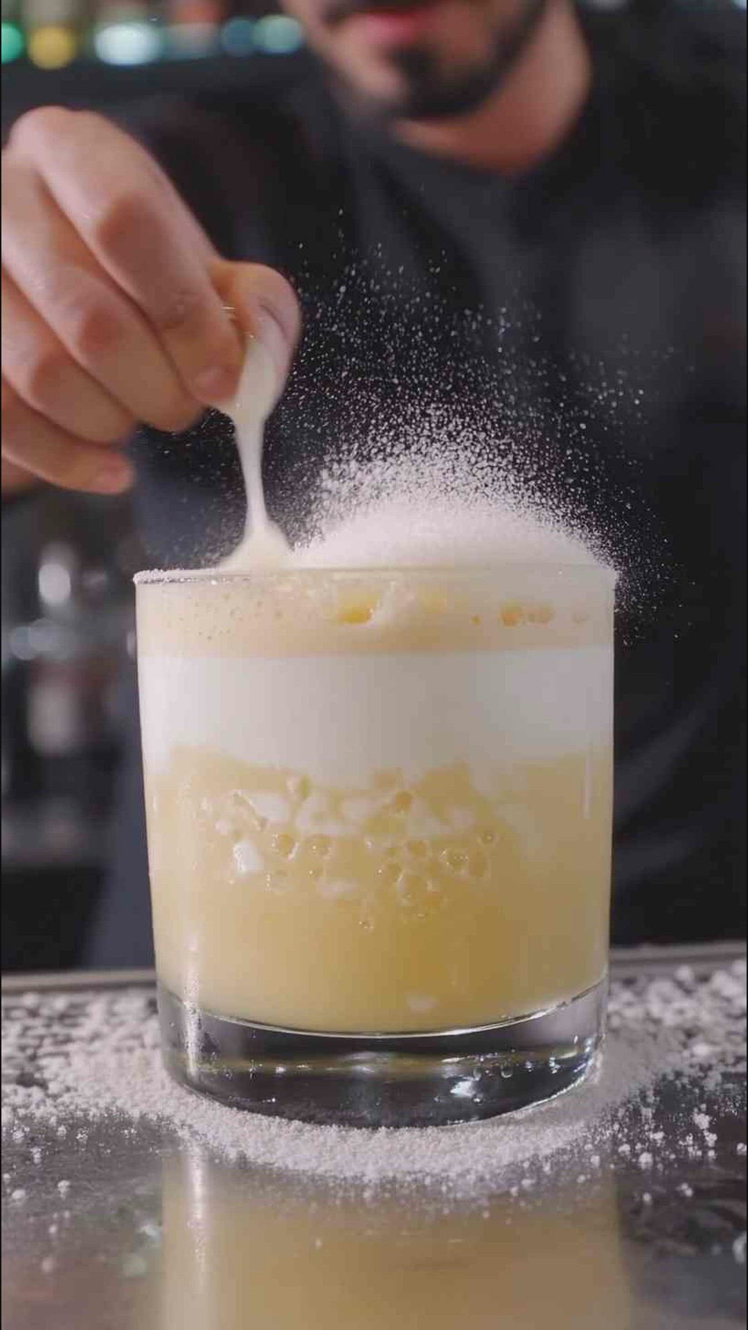 'Video thumbnail for Classic Amaretto Sour with Egg White Recipe'