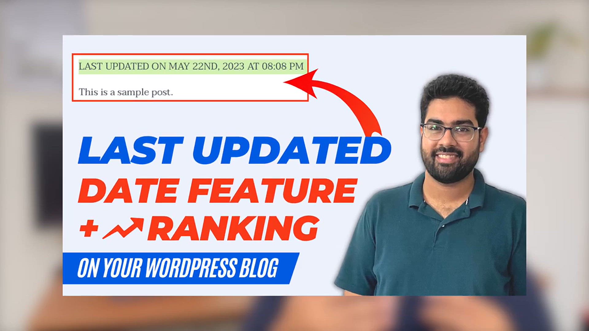 'Video thumbnail for Add _Last Updated Date_ Feature On Your WordPress Blog Post ➕ Grow Blog Rank On Google 😲'