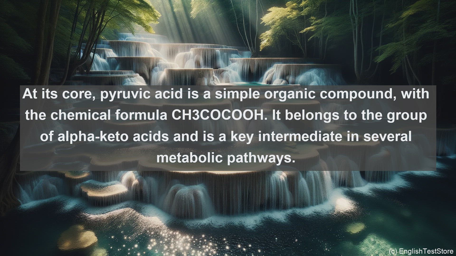'Video thumbnail for Pyruvic acid in science  definition and examples'