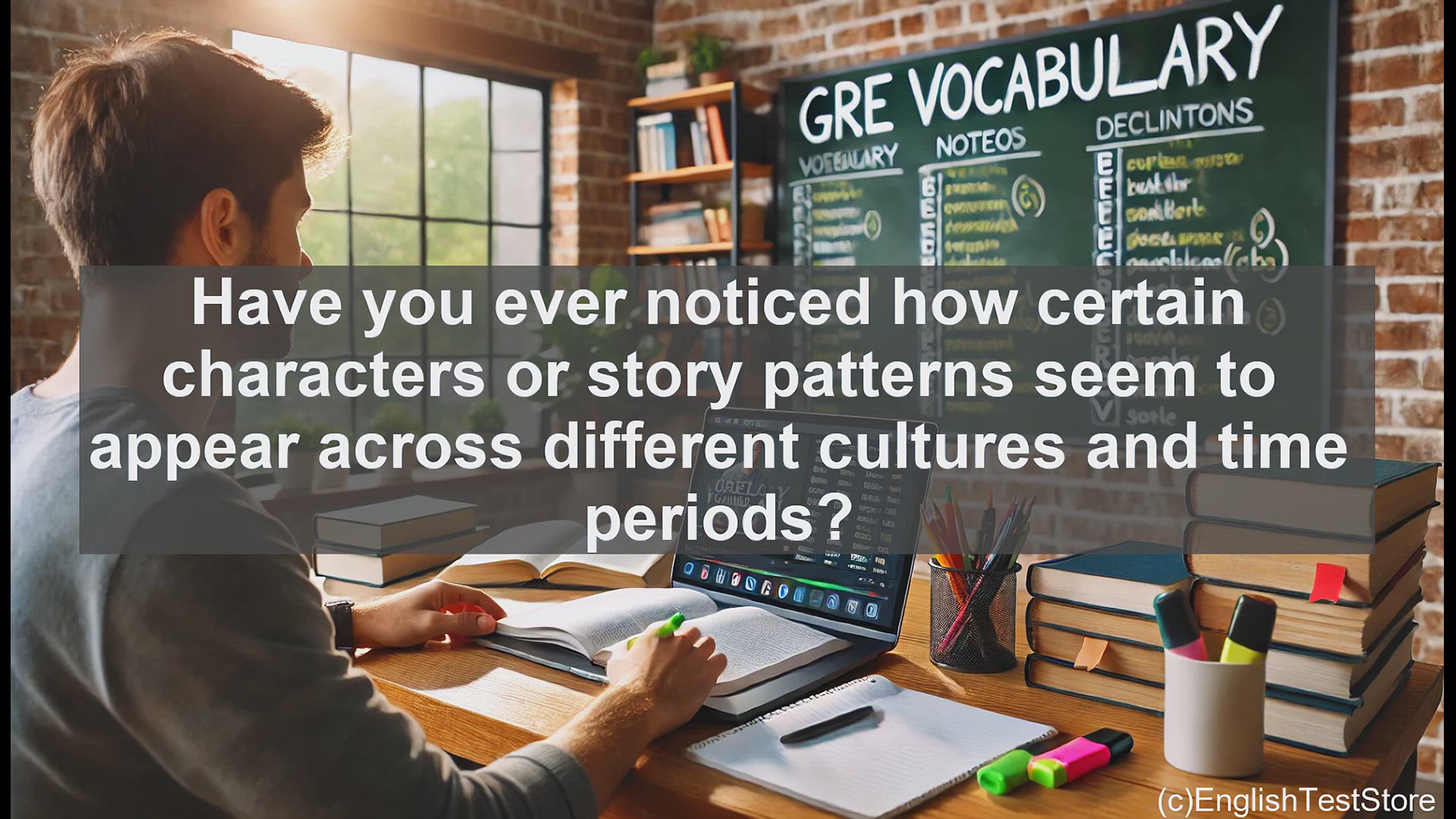 'Video thumbnail for GRE Vocabulary Lesson: Exploring Archetypes - Unlocking Patterns Across Cultures'