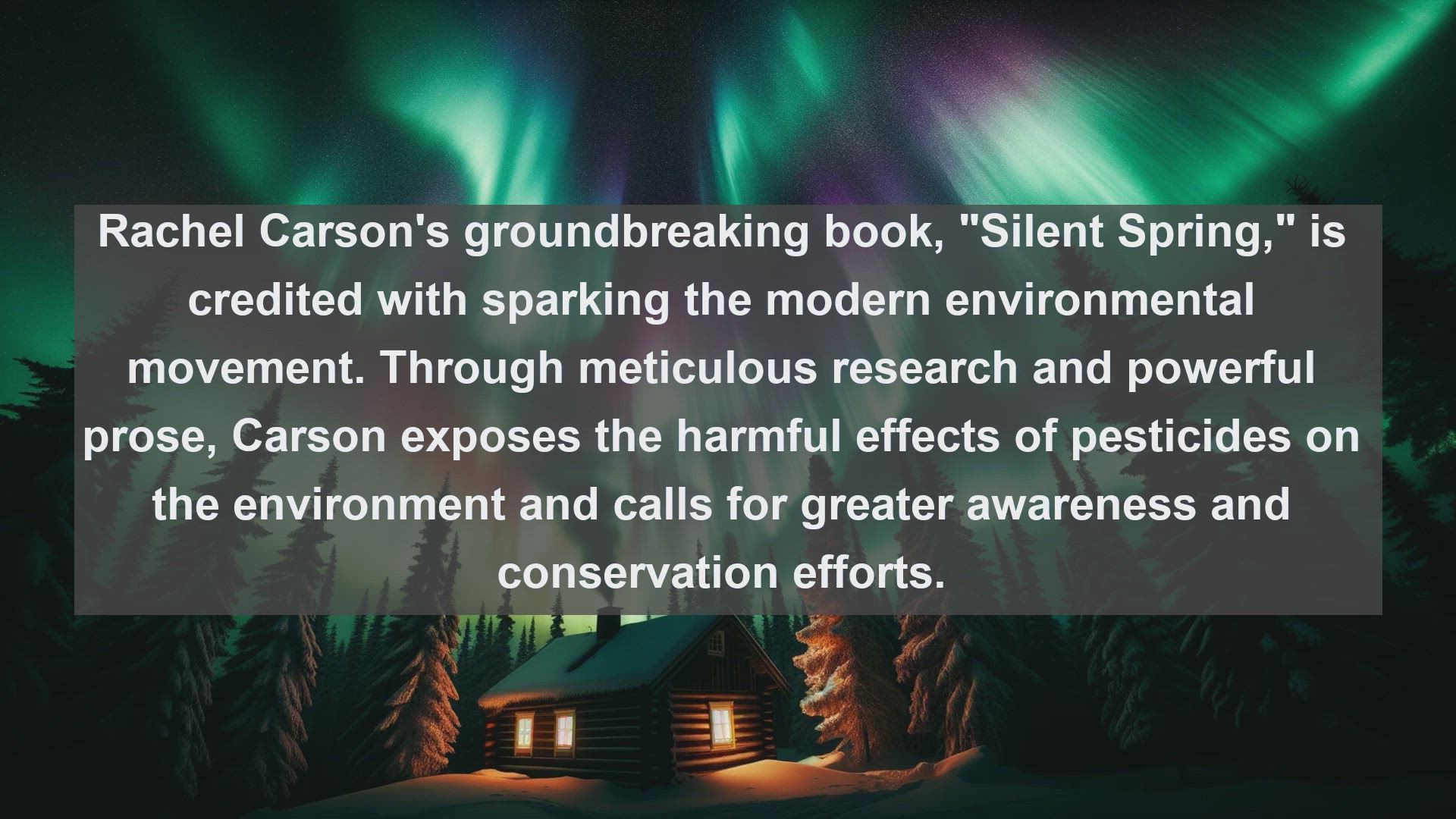 'Video thumbnail for Top 10 Canadian Environmental Literature'