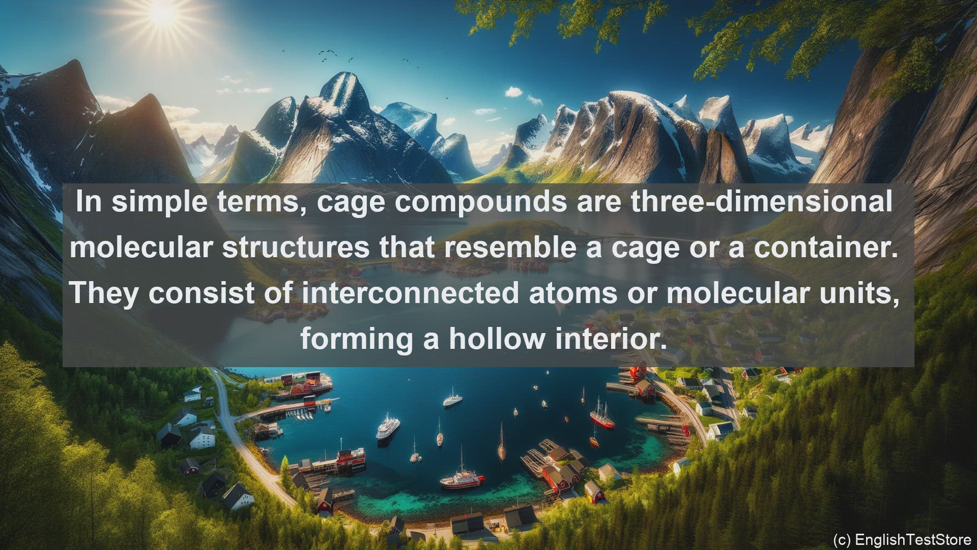 'Video thumbnail for Cage compound in science  definition and examples'