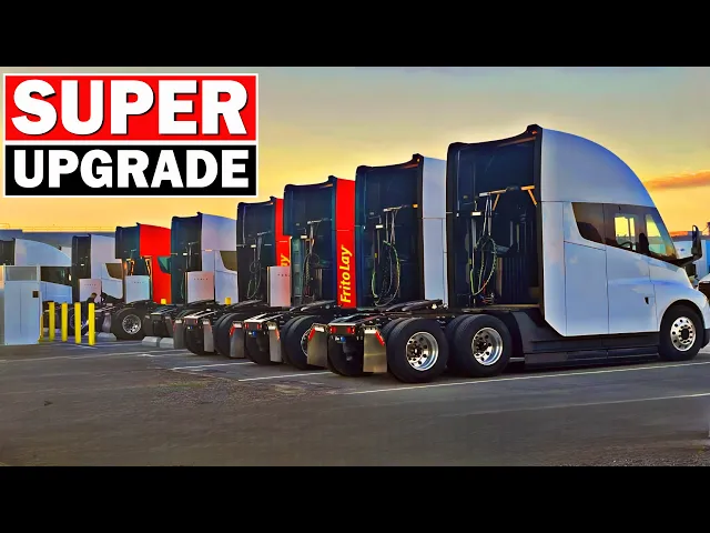 Video thumbnail for All You Need to Know: The 2024 Tesla Semi EV With The Latest Upgrade!