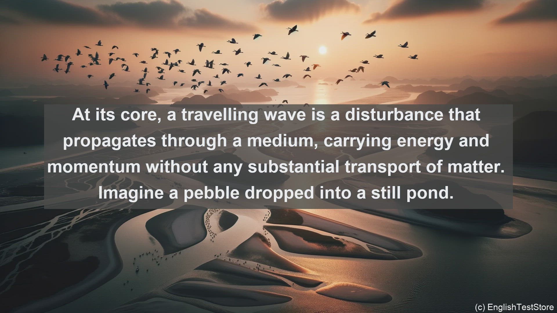 'Video thumbnail for Travelling wave in science  definition and examples'