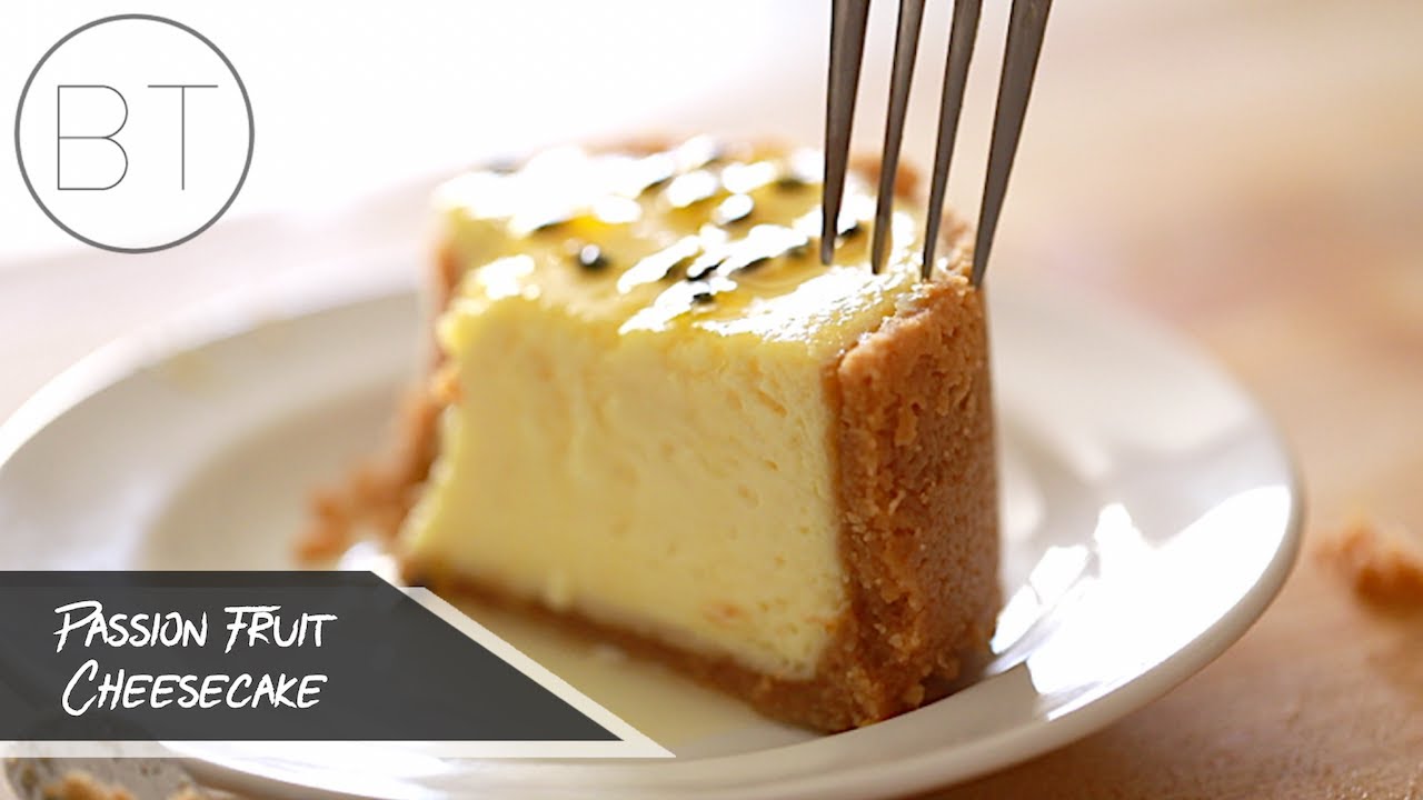 Video thumbnail for Passion Fruit Cheesecake