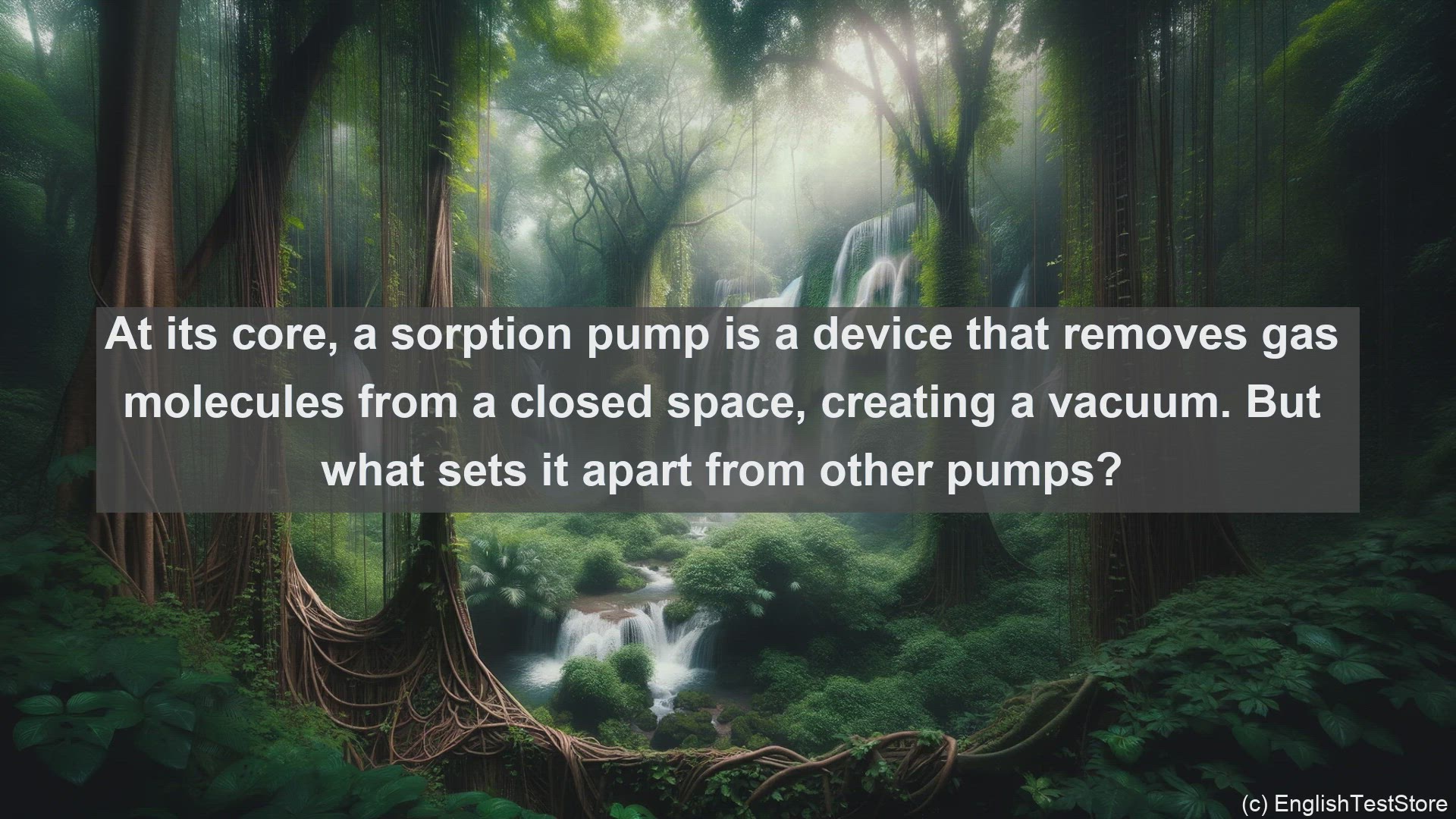'Video thumbnail for Sorption pump in science  definition and examples'