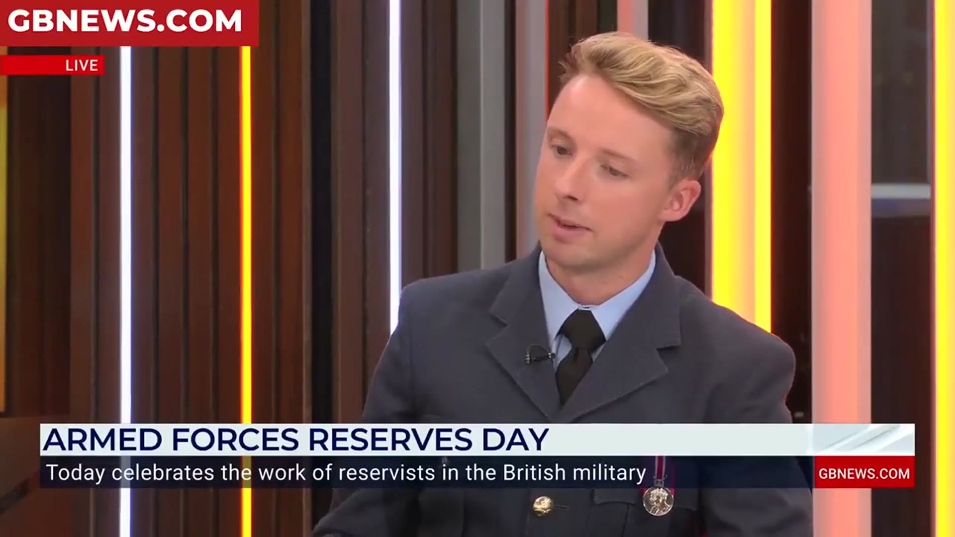 'Video thumbnail for WATCH: GB News editor shares how he is supported in his military service as an RAF Reservist'
