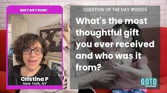 Video thumbnail for Cristina's girlfriend got her a hand-carved map. Thank you Etsy!