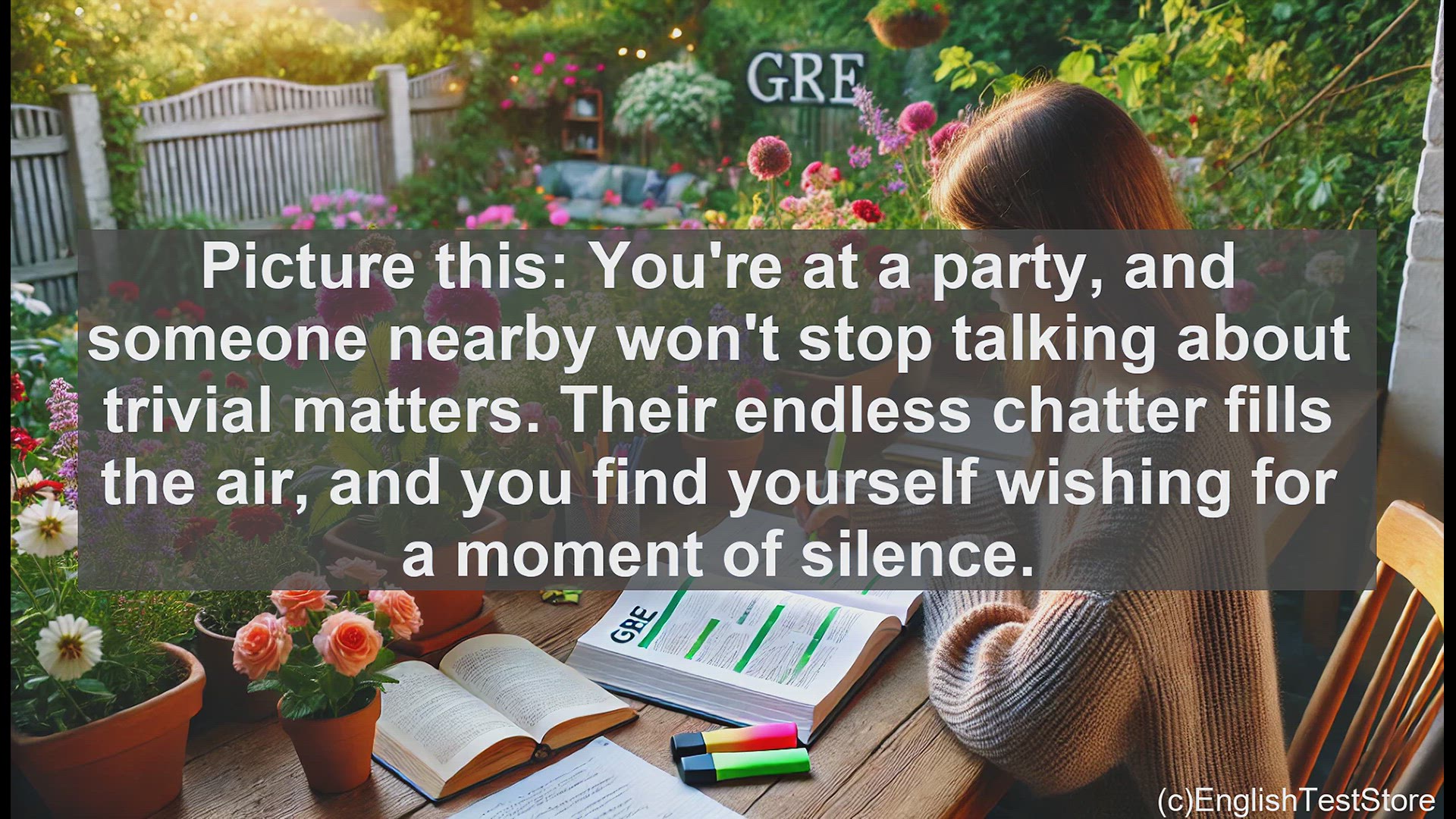 'Video thumbnail for GRE Vocabulary Lesson: Prattle - Mastering the Art of Trivial Talk'