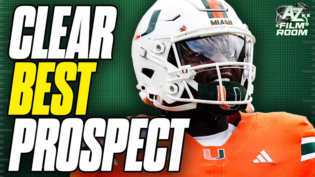 'Video thumbnail for a to z sports film room: cam ward scouting report: tennessee titans' 2025 nfl draft qb pick'