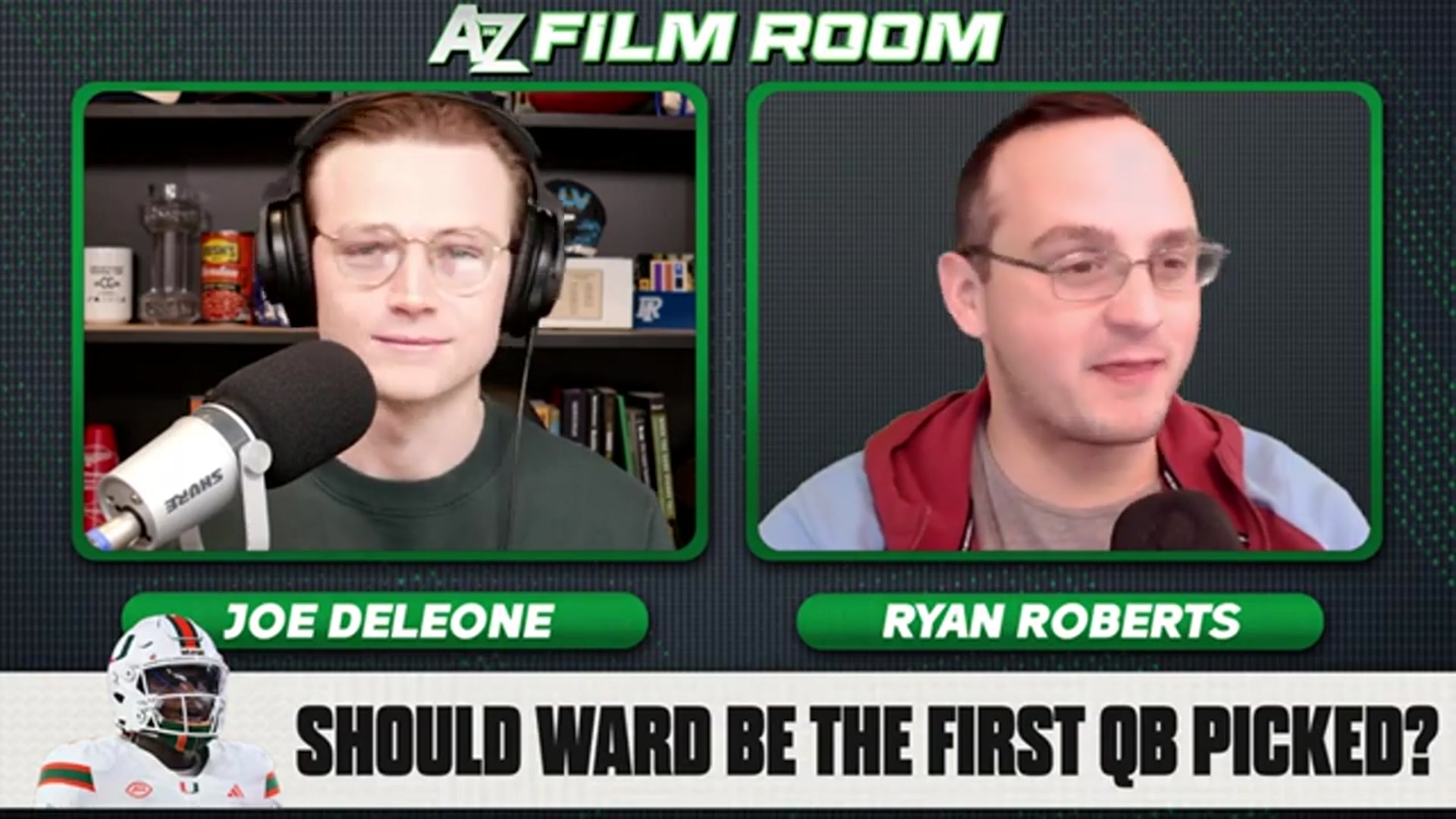 'Video thumbnail for a to z sports film room: cam ward scouting report: tennessee titans' 2025 nfl draft qb pick'