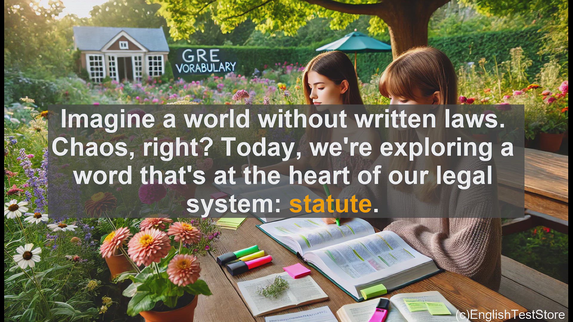 'Video thumbnail for GRE Vocabulary Lesson: Exploring the Legal Term 'Statute''
