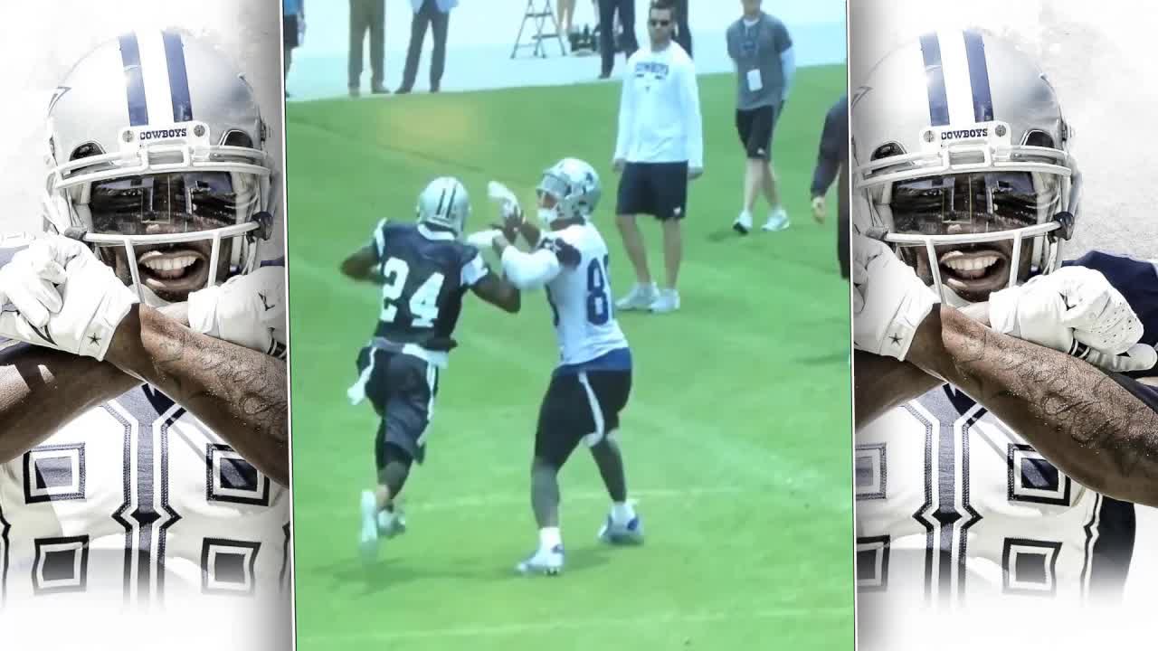 'Video thumbnail for lawn nation sports: dez bryant dominates in dallas cowboys ota's'