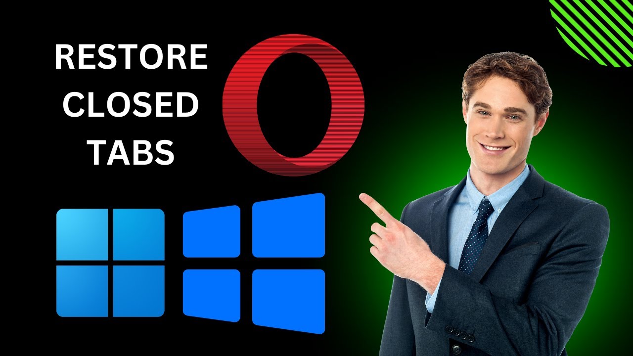 'Video thumbnail for How to Restore or Reopen Recently Closed Tabs in Opera on Windows 11 or 10 | GearUpWIndows Tutorial'