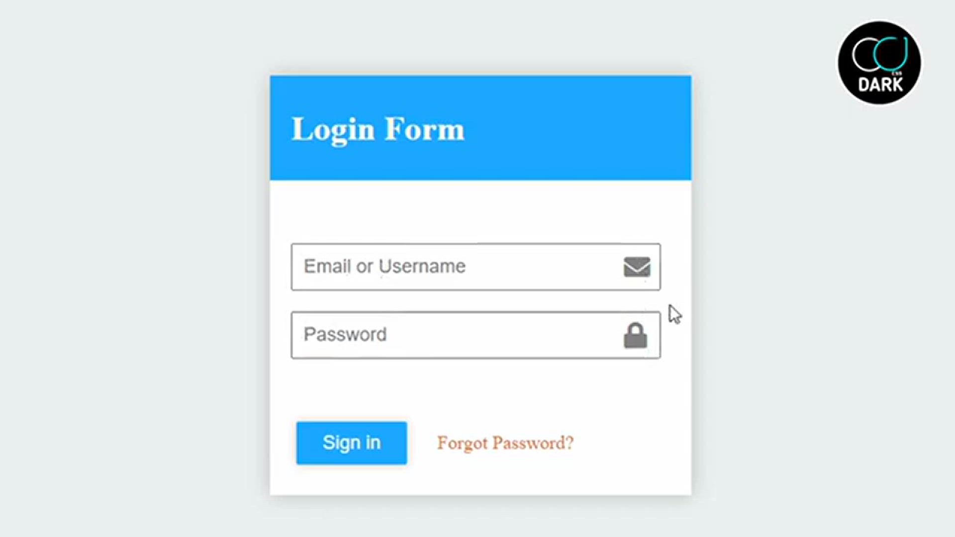 'Video thumbnail for Simple Login Form Using CSS'