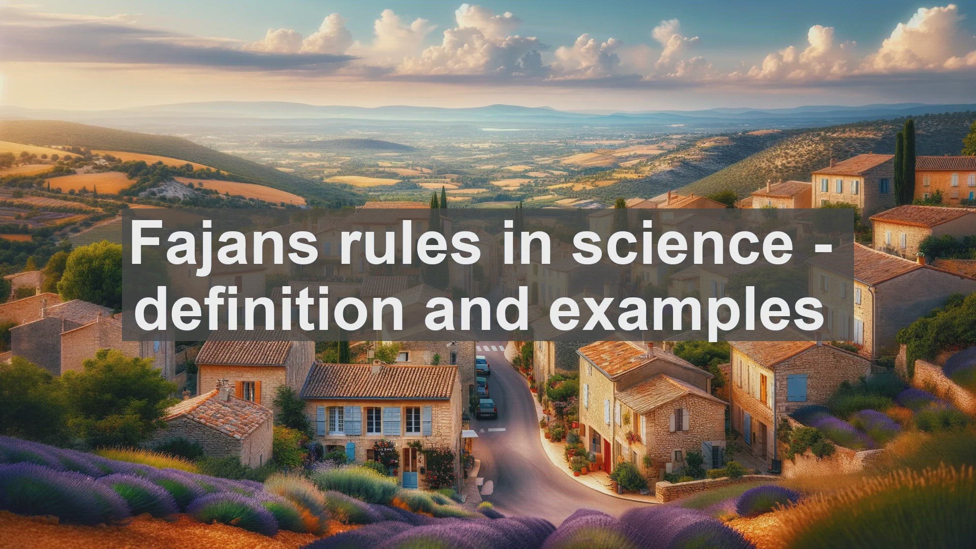 'Video thumbnail for Fajans rules in science  definition and examples'