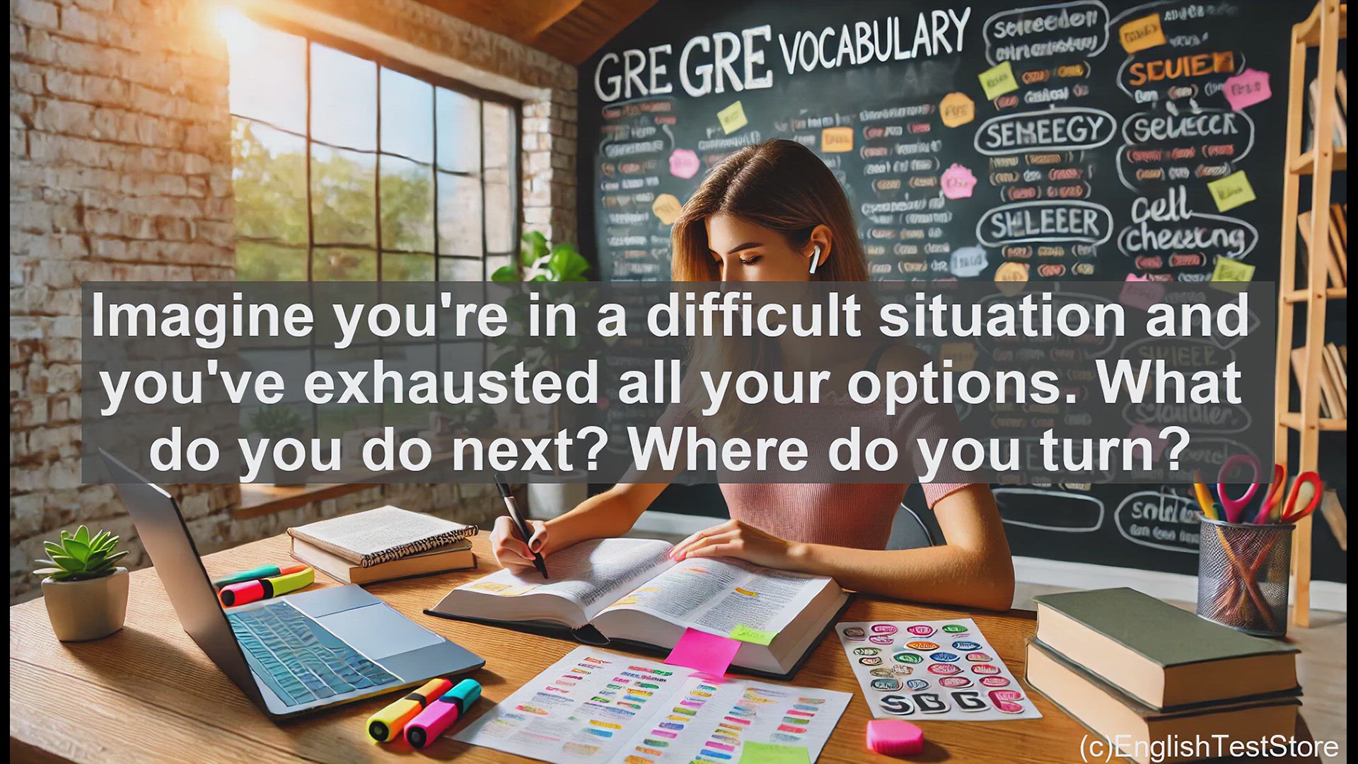 'Video thumbnail for GRE Vocabulary Lesson: Recourse - Your Lifeline in Challenging Times'