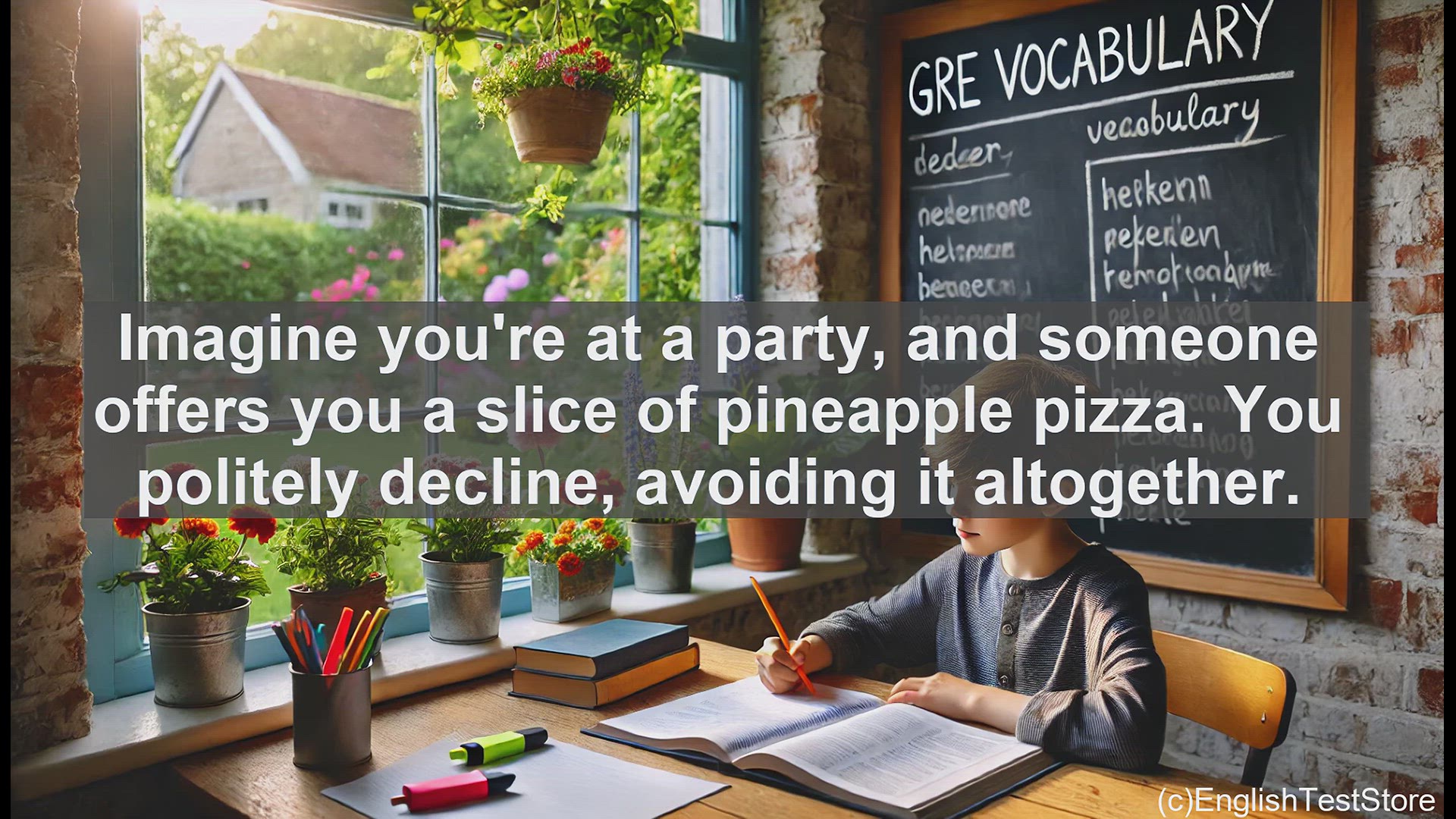'Video thumbnail for GRE Vocabulary Lesson: Mastering the Art of Eschewing - A Sophisticated Vocabulary Boost for the GRE'