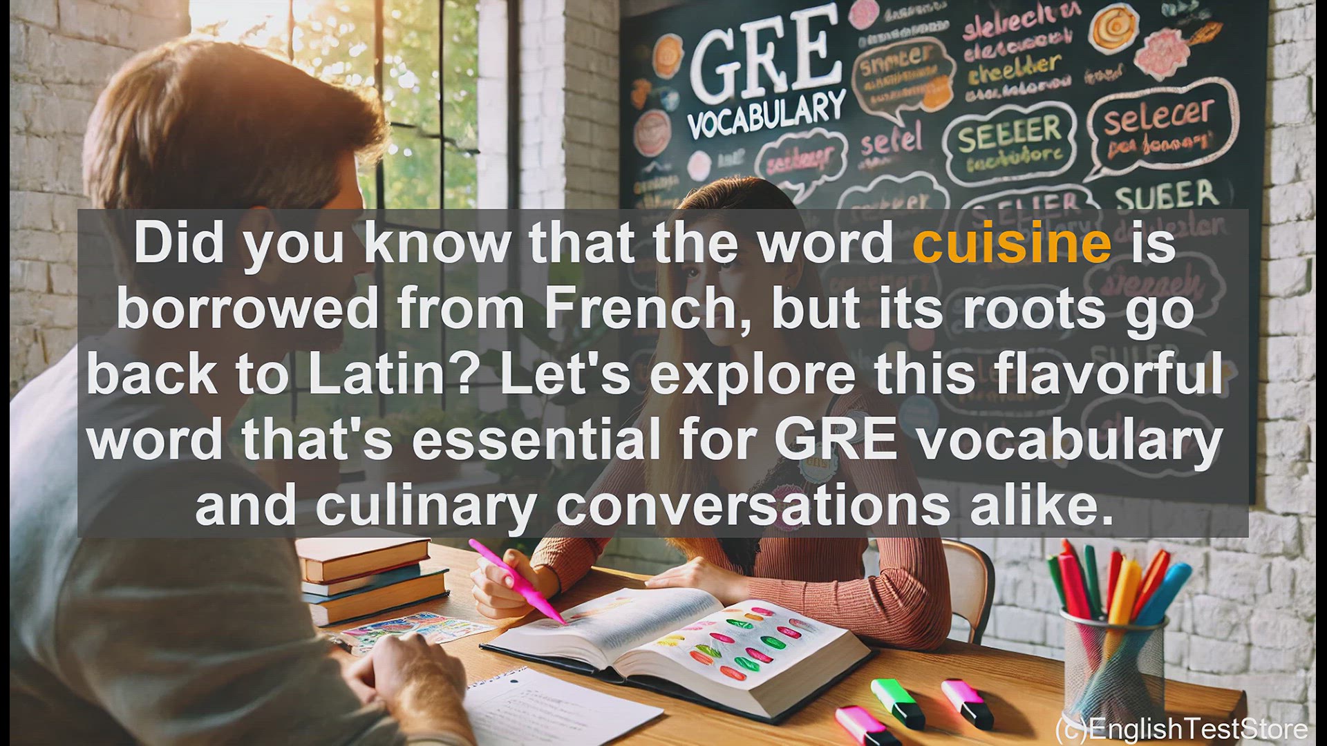 'Video thumbnail for GRE Vocabulary Lesson: The Flavorful History of Cuisine'