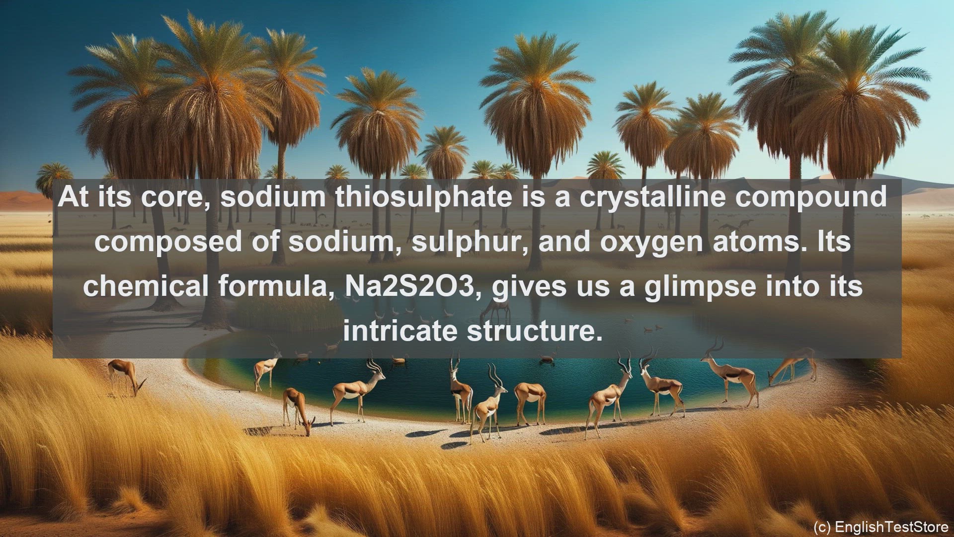 'Video thumbnail for Sodium thiosulphate in science  definition and examples'